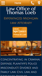 Mobile Screenshot of loebslaw.com