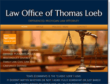 Tablet Screenshot of loebslaw.com